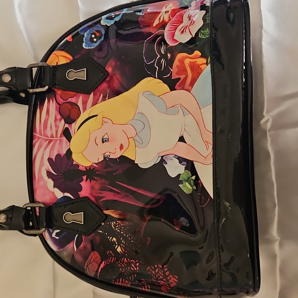 Alice in Wonderland Printed Handbag